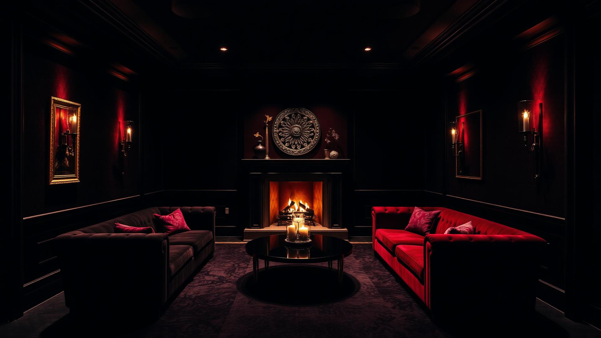 Dark Luxury Rooms